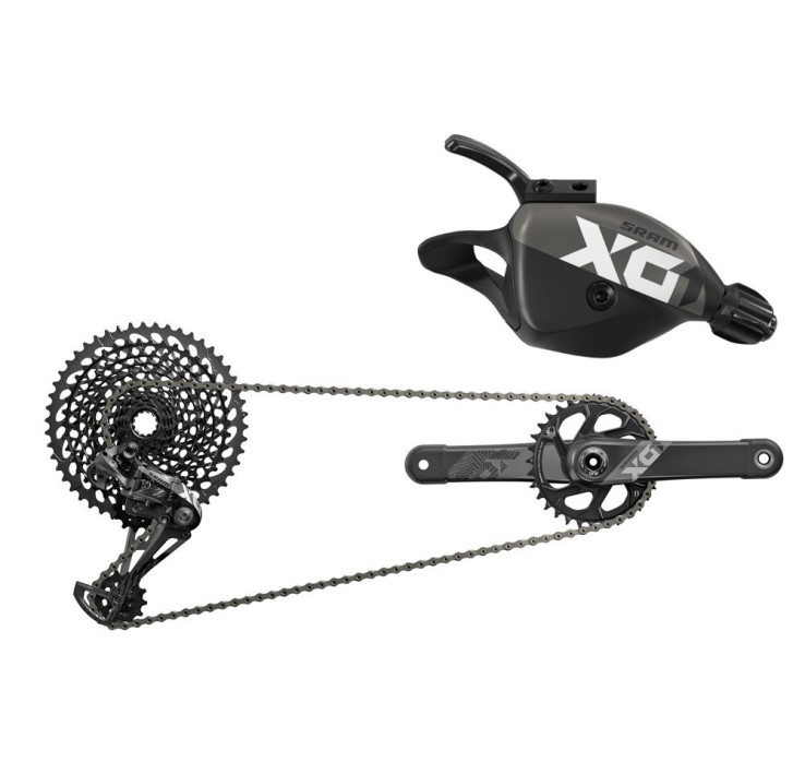 Grupo Sram X01 Eagle Negro 1x12v (con bielas)