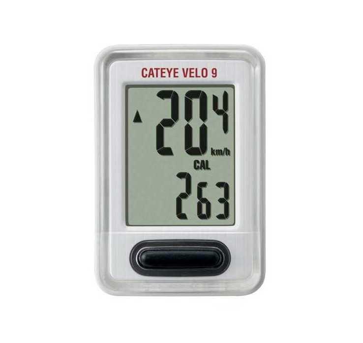Cuentakilómetros Cateye Velo 9
