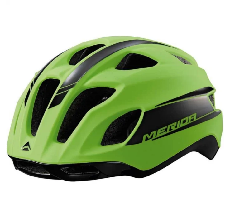 CASCO MERIDA TEAM ROAD 52/56 VERDE/NEGRO