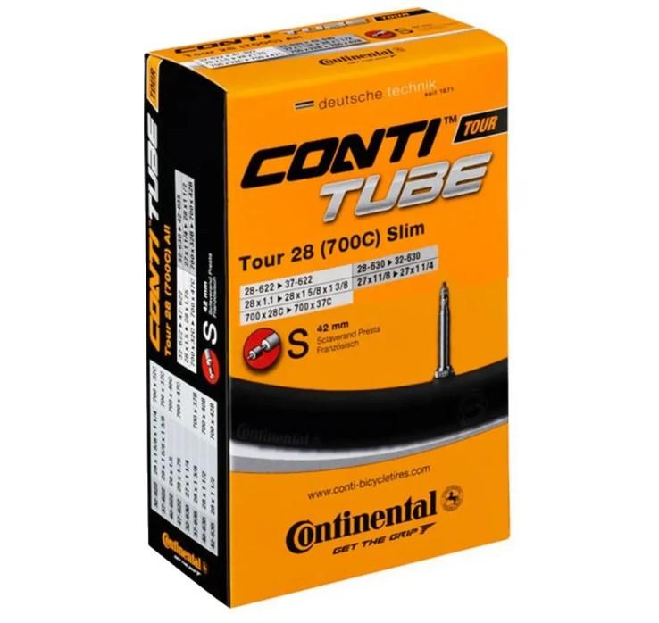 Cámara Continental Tour 28 700x28-37C Presta 42mm