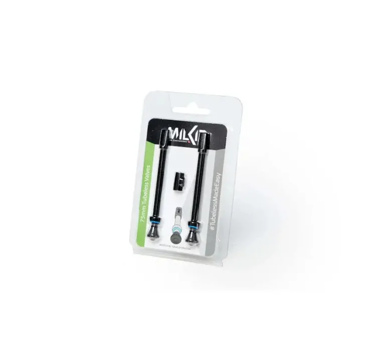 Válvulas Tubeless MilKit 75mm - Oferta