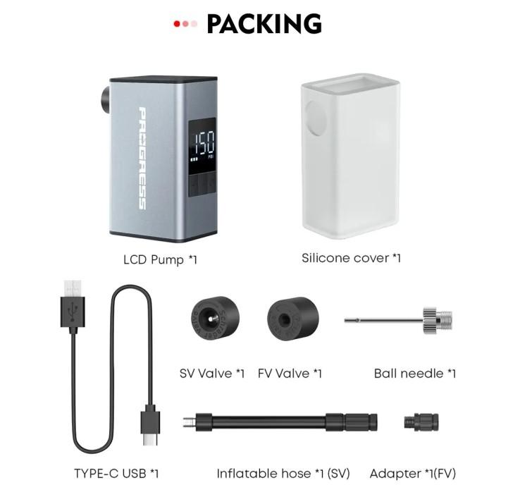 Mini Compresor Progress PG-835 Digital 150PSI