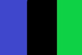 Azul-Negro-Verde