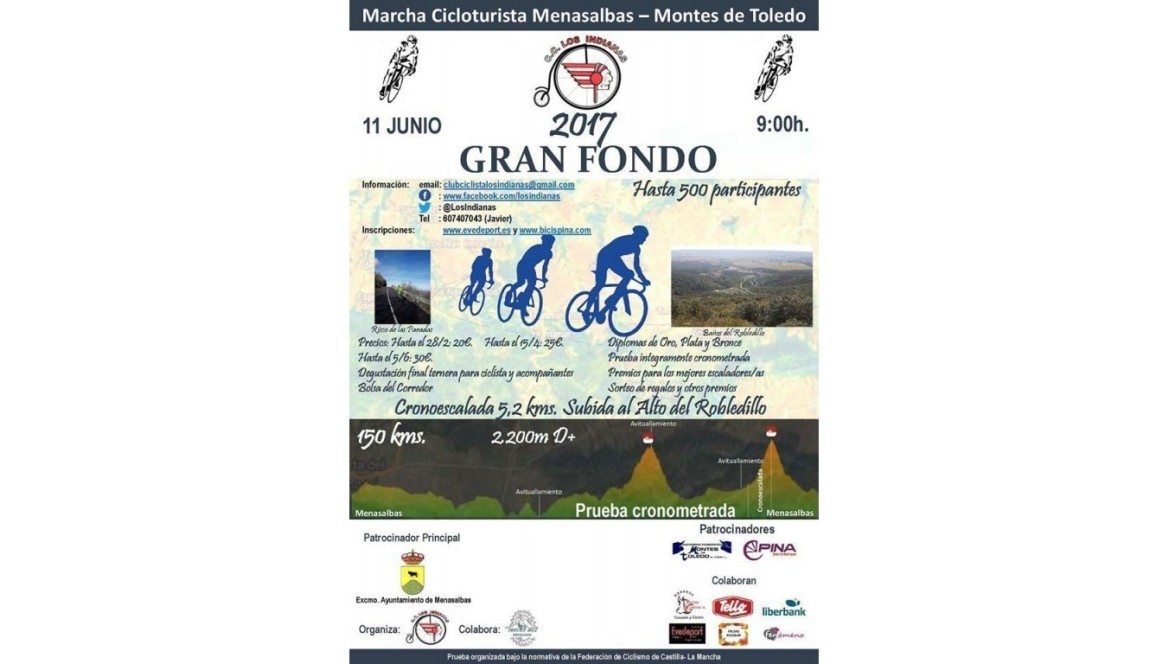 MARCHA CICLOTURISTA MENASALBAS - MONTES DE TOLEDO