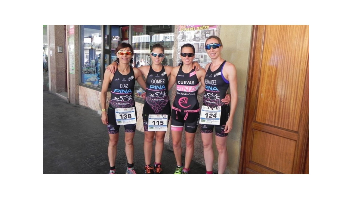 EL EQUIPO FEMENINO DE BICIS PINA TRITOLEDO SUBCAMPEÓN DE ESPAÑA DE DUATLÓN CROSS